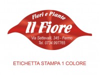 Etichette adesive per fioristi, fiorai e vivaisti  (mm 57x27)  (cod.90G)